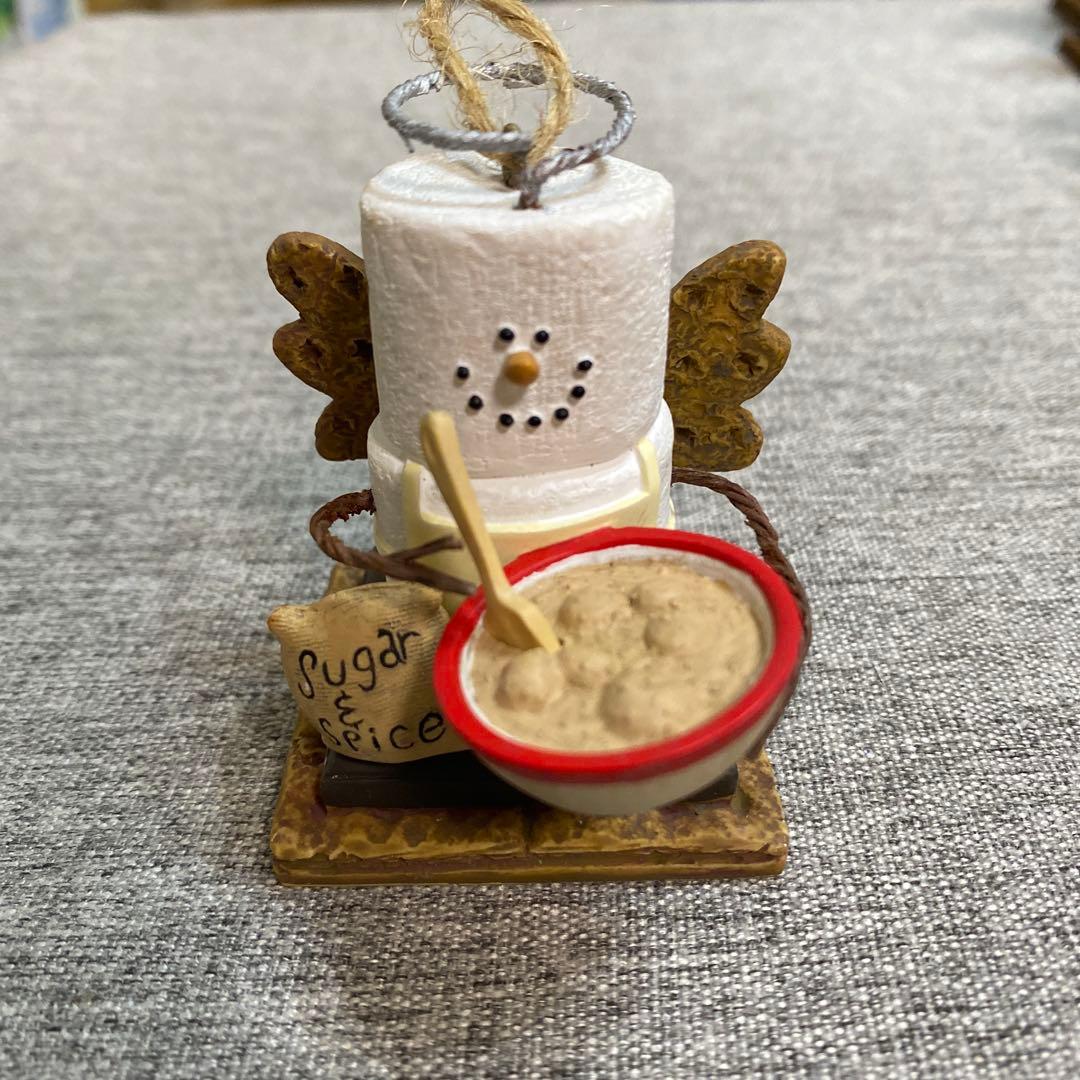 こ*ん様 雪だるまのクリスマスオーナメント7体