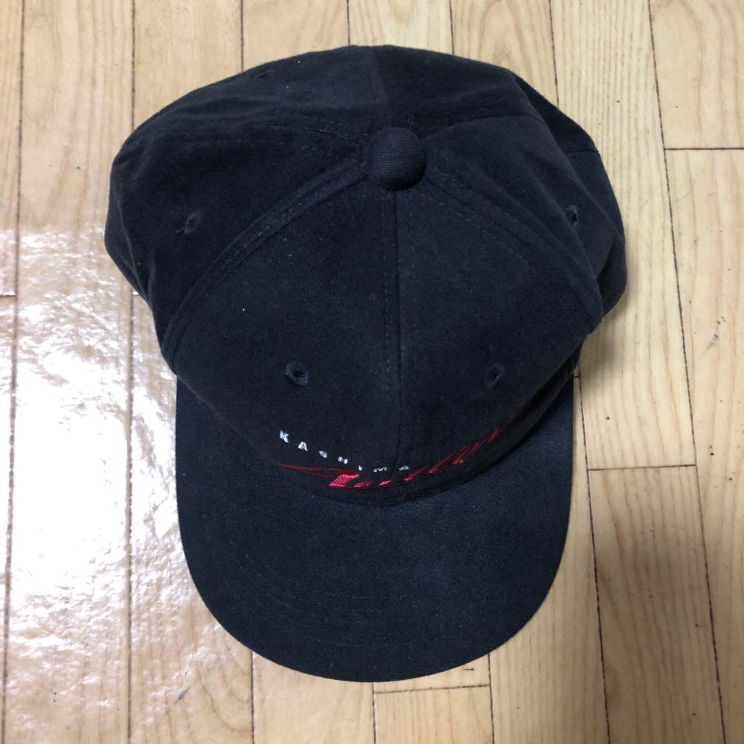 90s Jリーグ 鹿島アントラーズ ビンテージ キャップ 黒