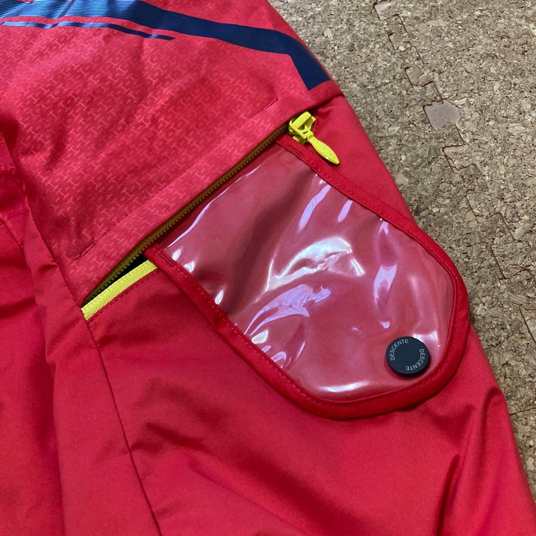 【美品】デサント DESCENTE S.I.O スキーウェア スキーLメンズ 赤