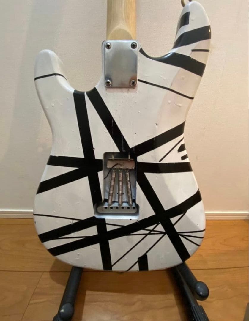 EVH black and white stripe自作ギター