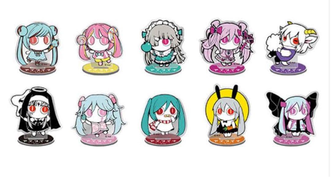 ピノキオピー アイマイナ クリアファイル　アクリルスタンド　全種類　セット