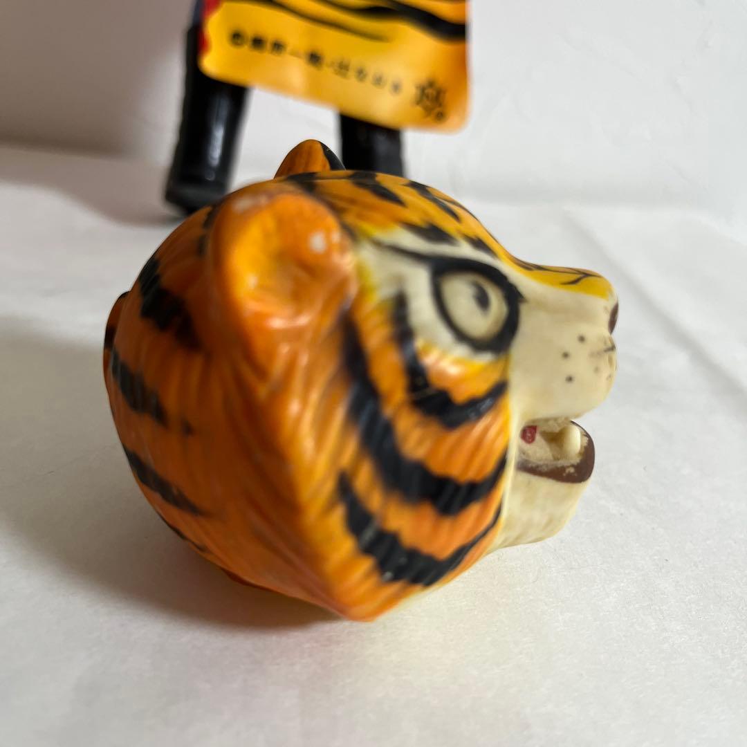 ⚠️当時物　初期　タイガーマスク　面取れ　ソフビ　スタンダード