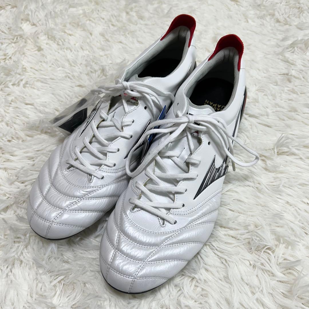 [極美品]MIZUNO サッカースパイク 29 モレリアネオ4 白 タグ付 袋付