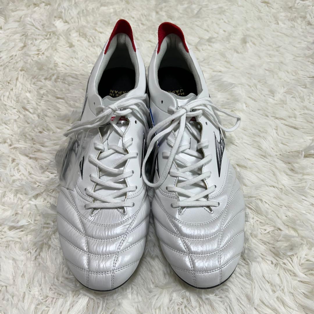 [極美品]MIZUNO サッカースパイク 29 モレリアネオ4 白 タグ付 袋付