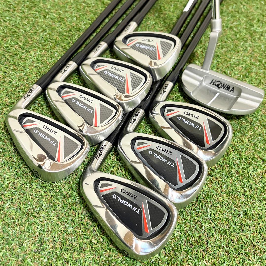 新品同様｜ホンマ　ツアーワールド　ゼロ　ゴルフクラブセット　13本　初心者