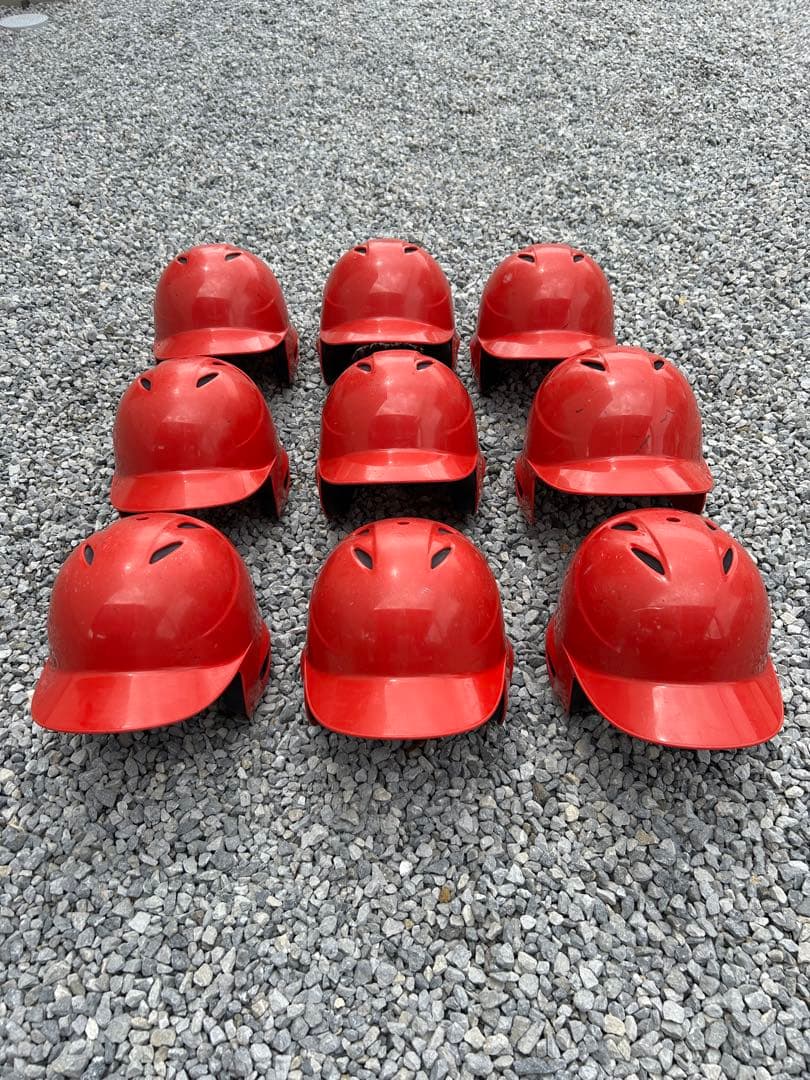 ミズノmizuno ソフトボールヘルメット 子供用9個 バッグ 1500円/1個