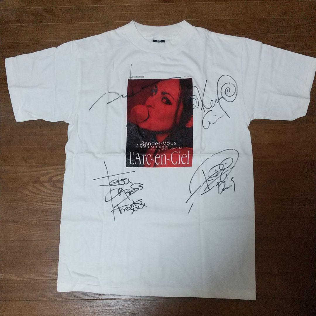 L'Arc～en～Ciel サイン入りＴシャツ