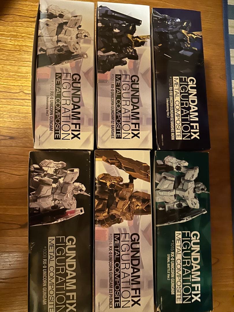 メタルコンポジットRX-0 ユニコーンガンダム　　6体セット