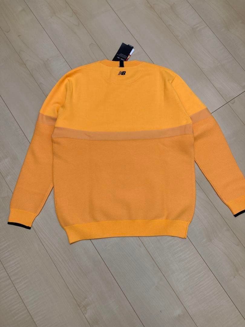 【新品】ニューバランスNEW BALANCE/セーターオレンジ★定価16500円