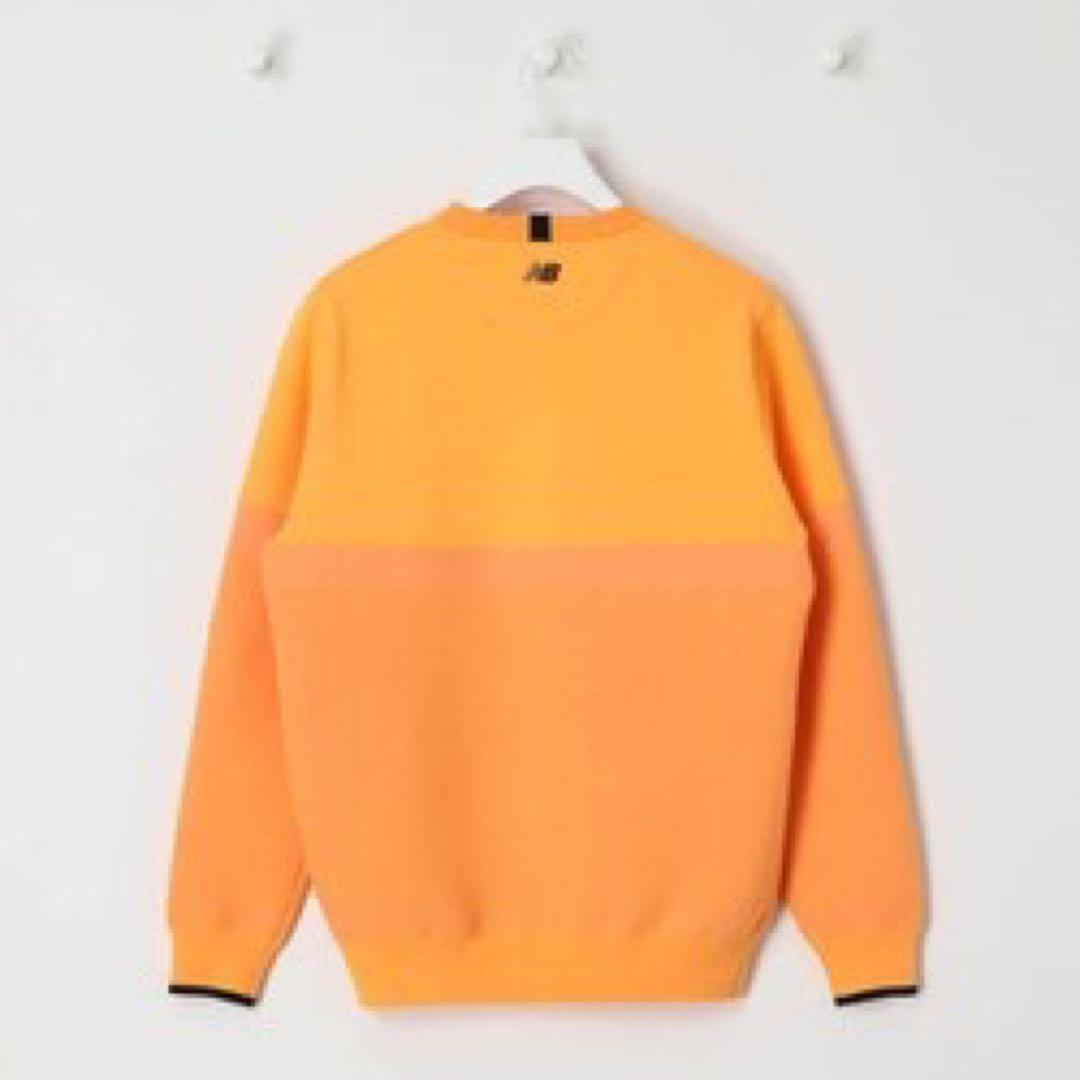 【新品】ニューバランスNEW BALANCE/セーターオレンジ★定価16500円