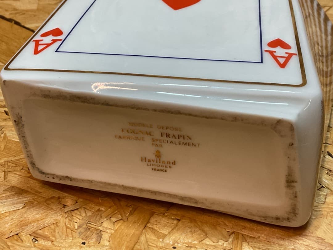 未開栓 フラパン XO ブランデー トランプ エース 陶器ボトル 750ml