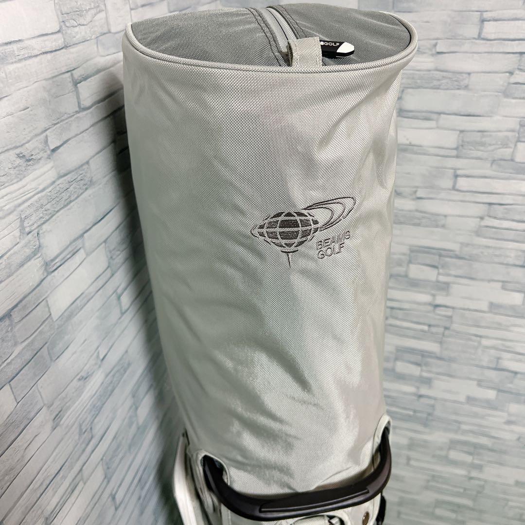 BEAMS GOLF ビームスゴルフ スタンド式 キャディバッグ 軽量 グレー
