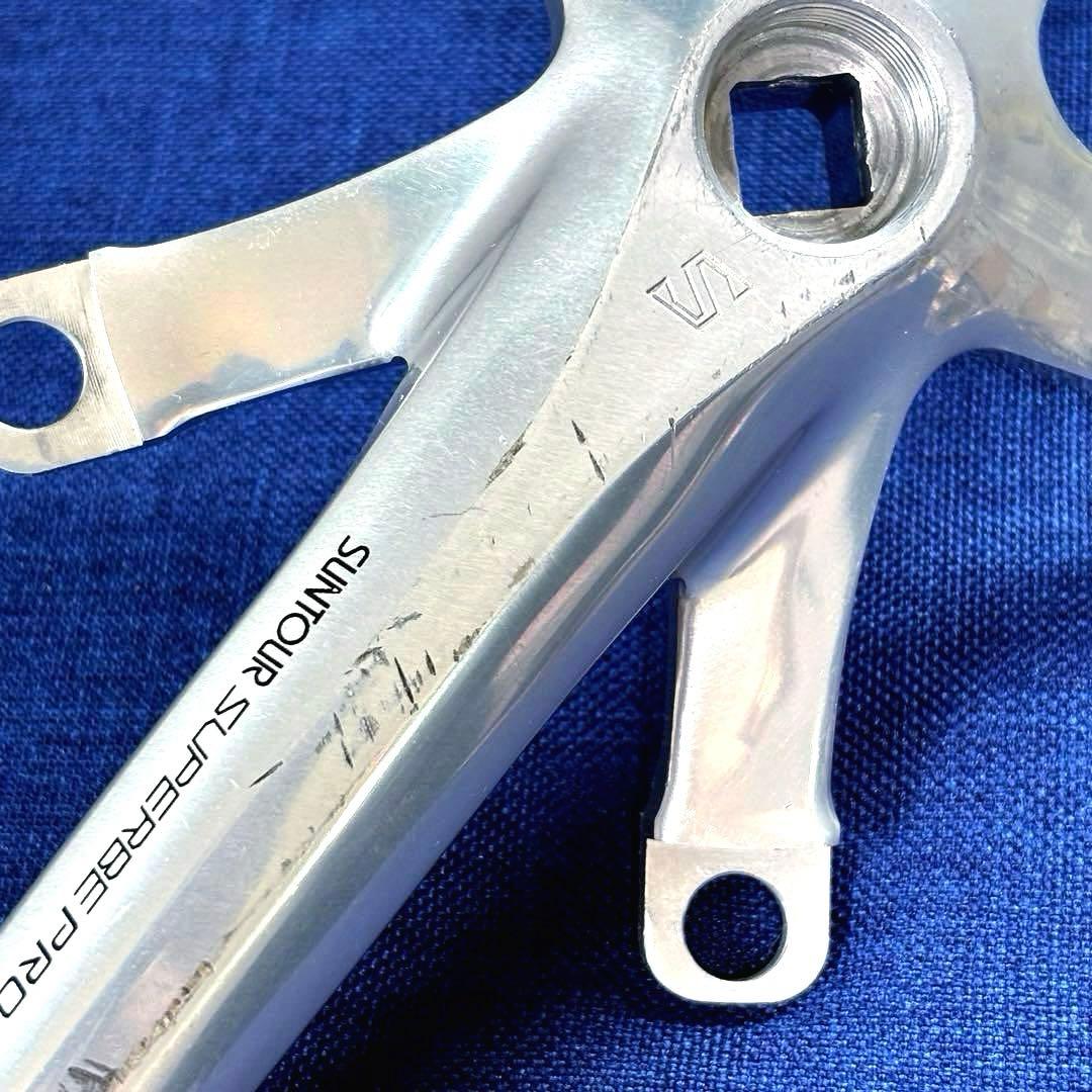 希少！サンツアー シュパーブプロ NJS ピスト クランク165mm