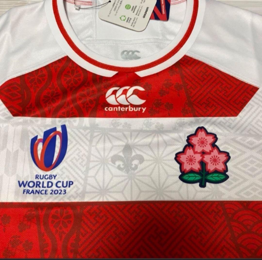 送料無料 新品CANTERBURYジャパンRWC2023レプリカホームジャージー
