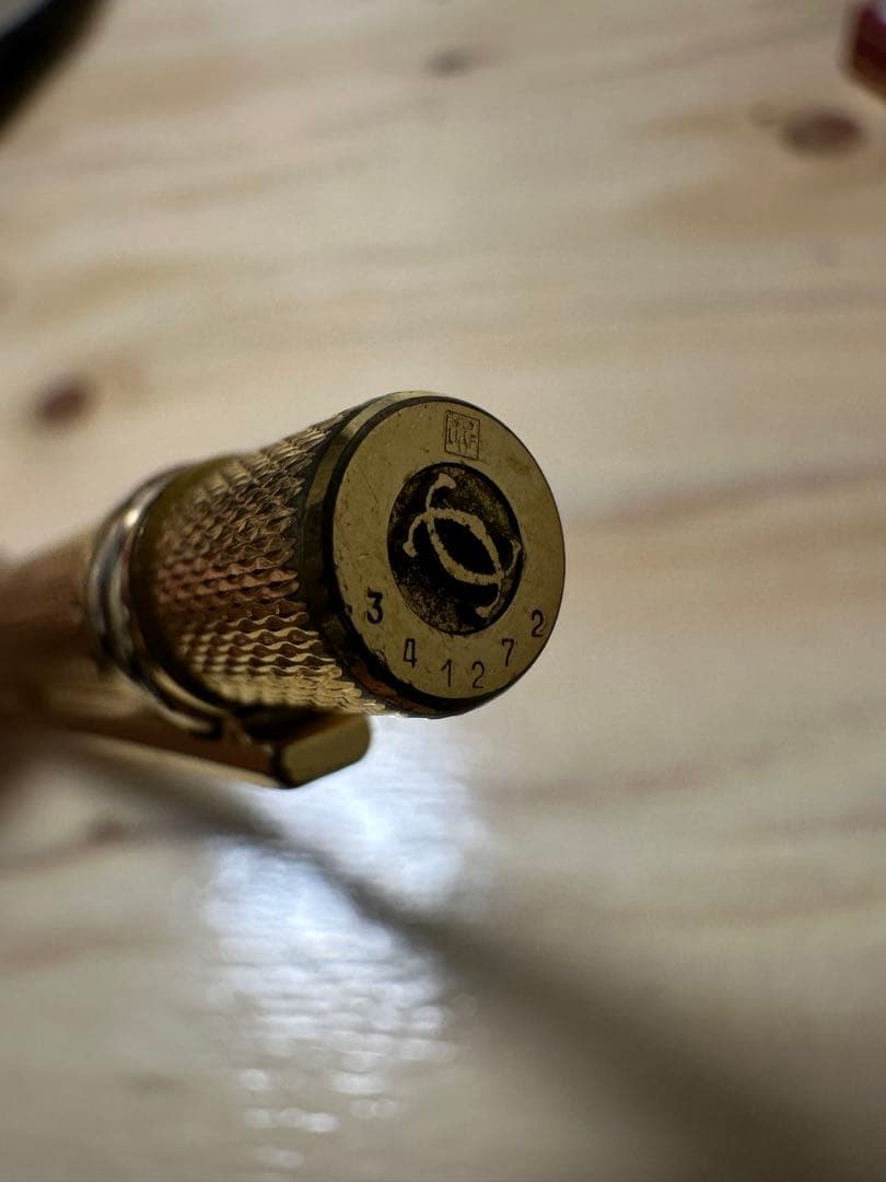 Cartier ゴールドメッシュボールペン