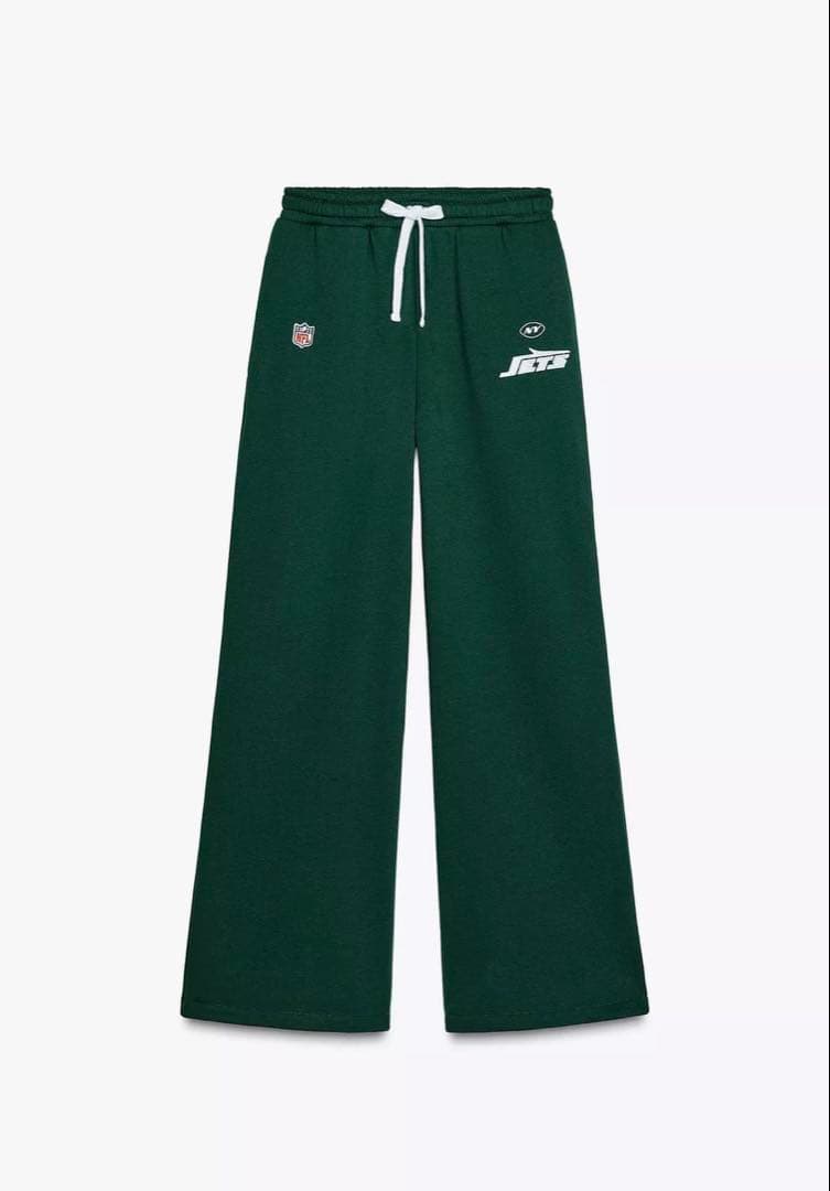 極美品NFL JETS×ZARA(ザラ)コラボスウェット上下セットアップ