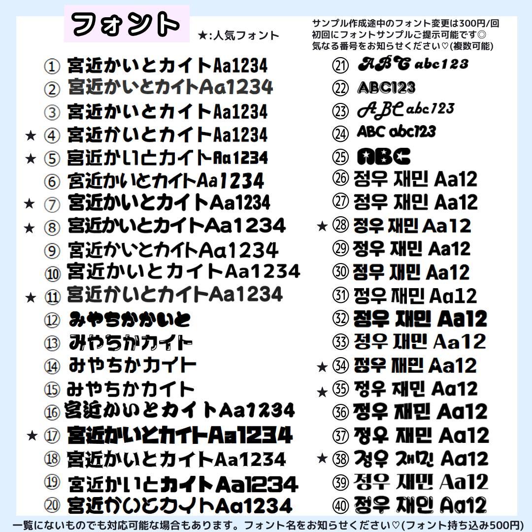 うちわ文字オーダー 団扇屋さん うちわ屋さん 文字パネル 連結パネル ファンサ