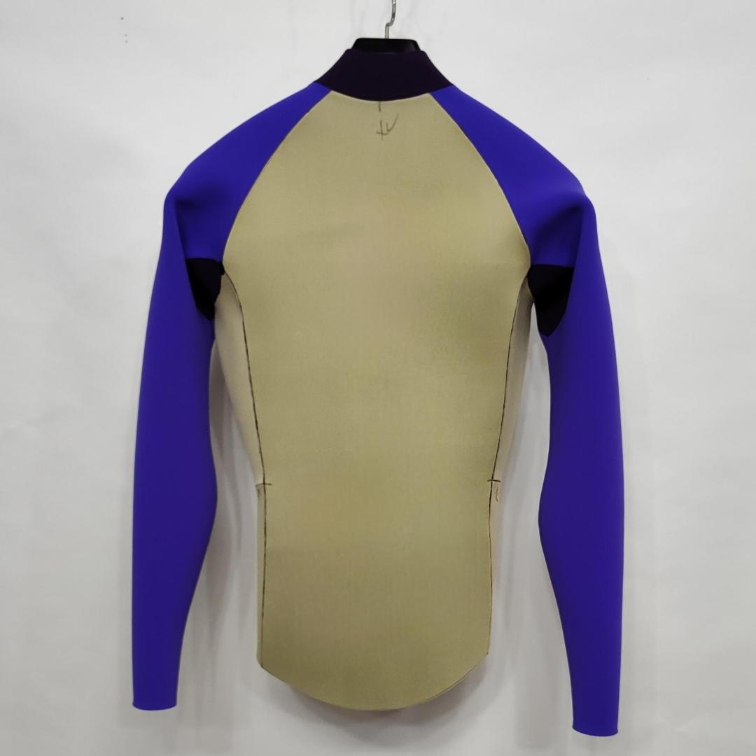 新品☆ジャージ2mmフロントジップ長袖タッパー　Lサイズ　ウェットスーツ