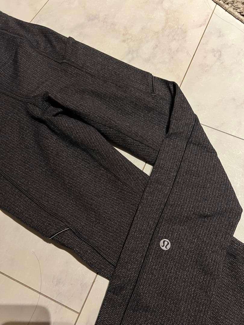 lululemon リブ柄ヨガパンツ　サイズ2