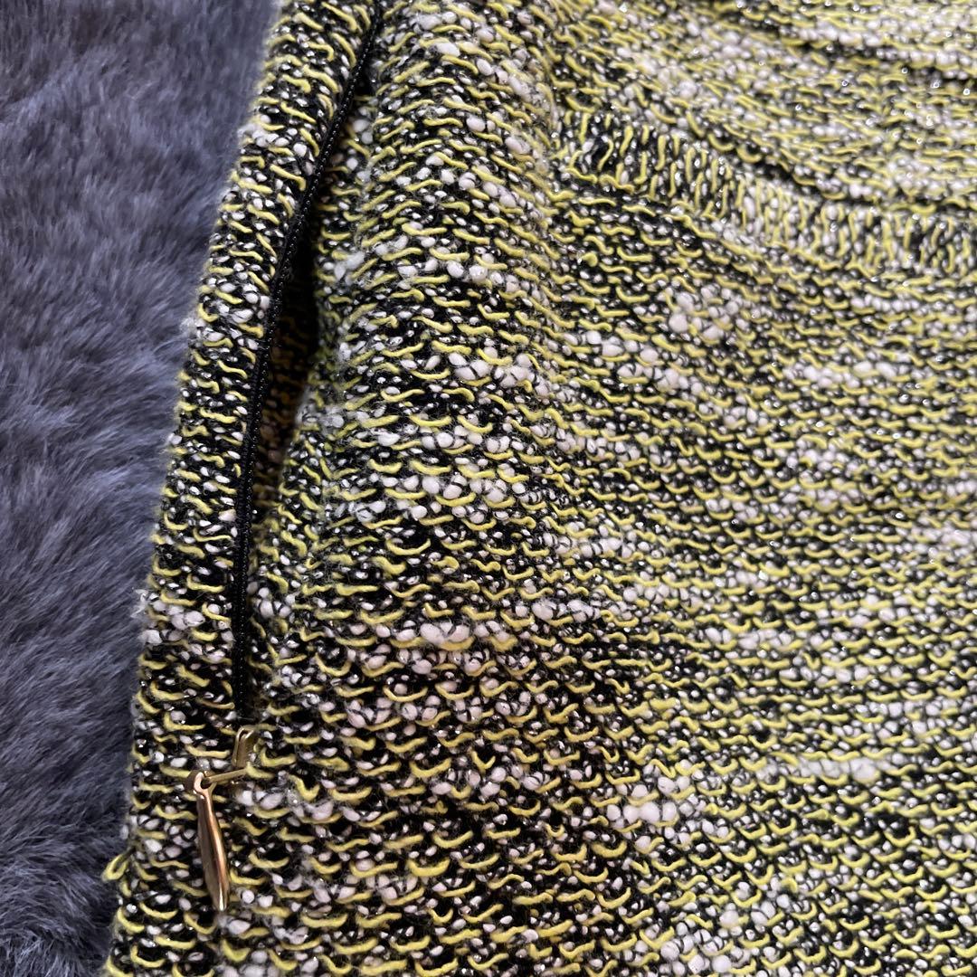 新品未使用　MARK&LONA ゴルフスカート　S イエロー