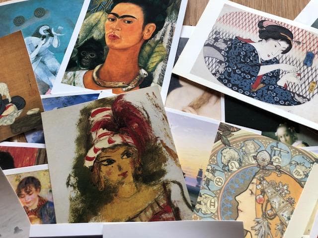 世界の名画 ポストカード セット フェルメール ゴッホ d689y75