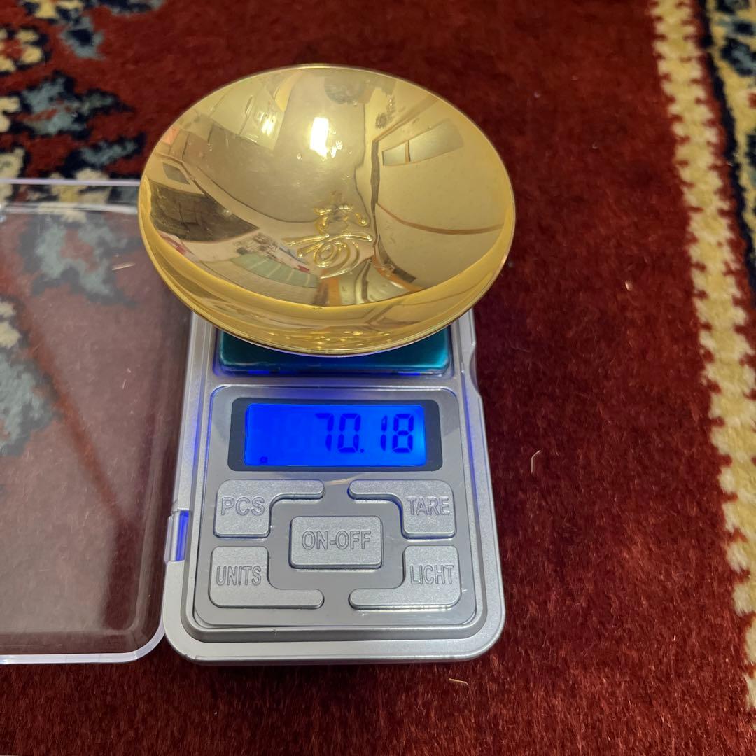 24KGP金杯　純銀銀杯セット　箱付き