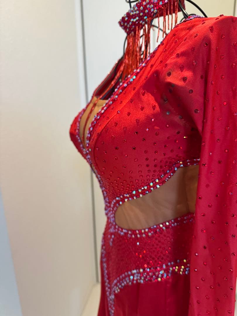 ダンスドレス　レッド