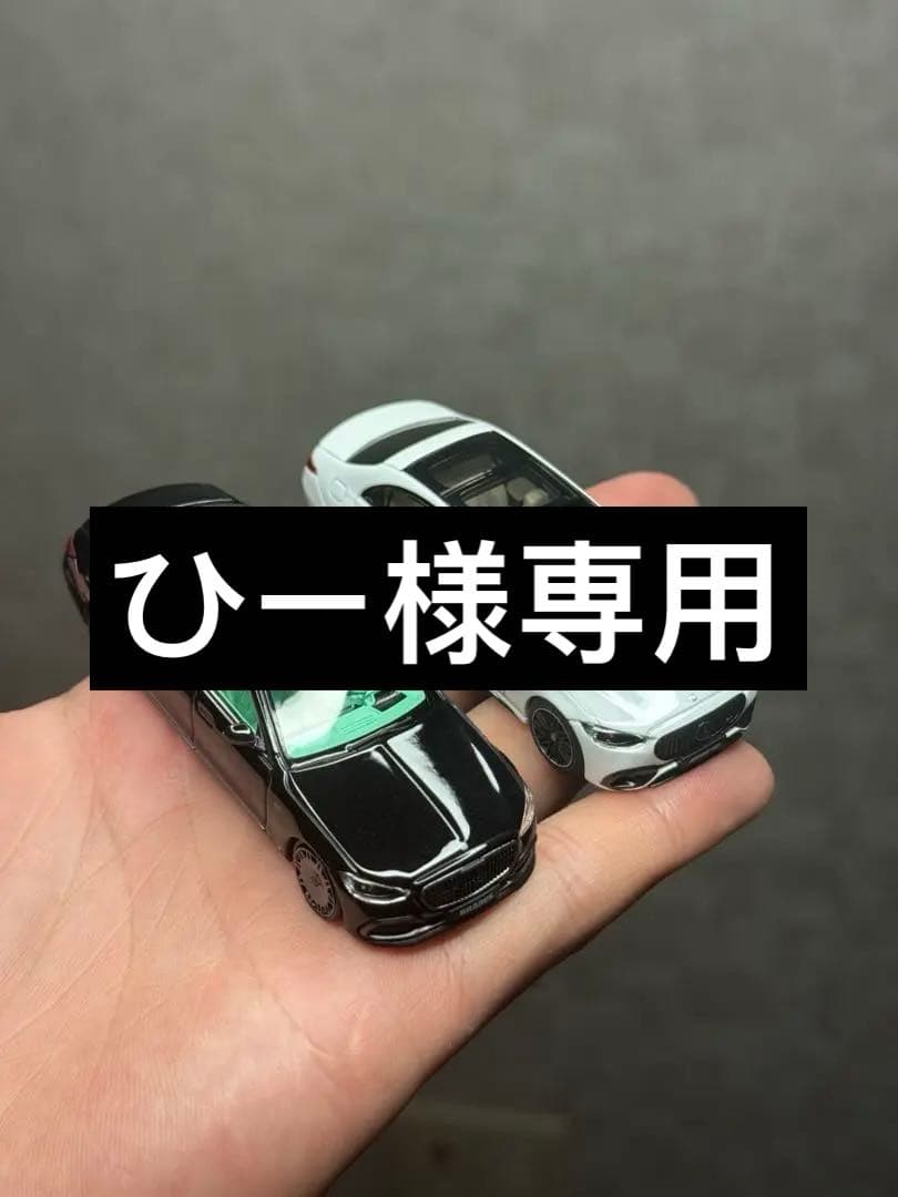 メルセデス・ベンツ マイバッハ S850 と AMG S63 Eミニカー セット