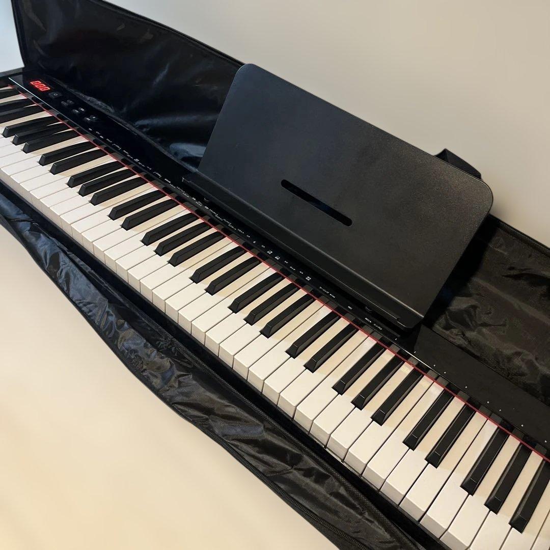 NikoMaku Bluetooth機能搭載 88鍵盤 ポータブルデジタルピアノ