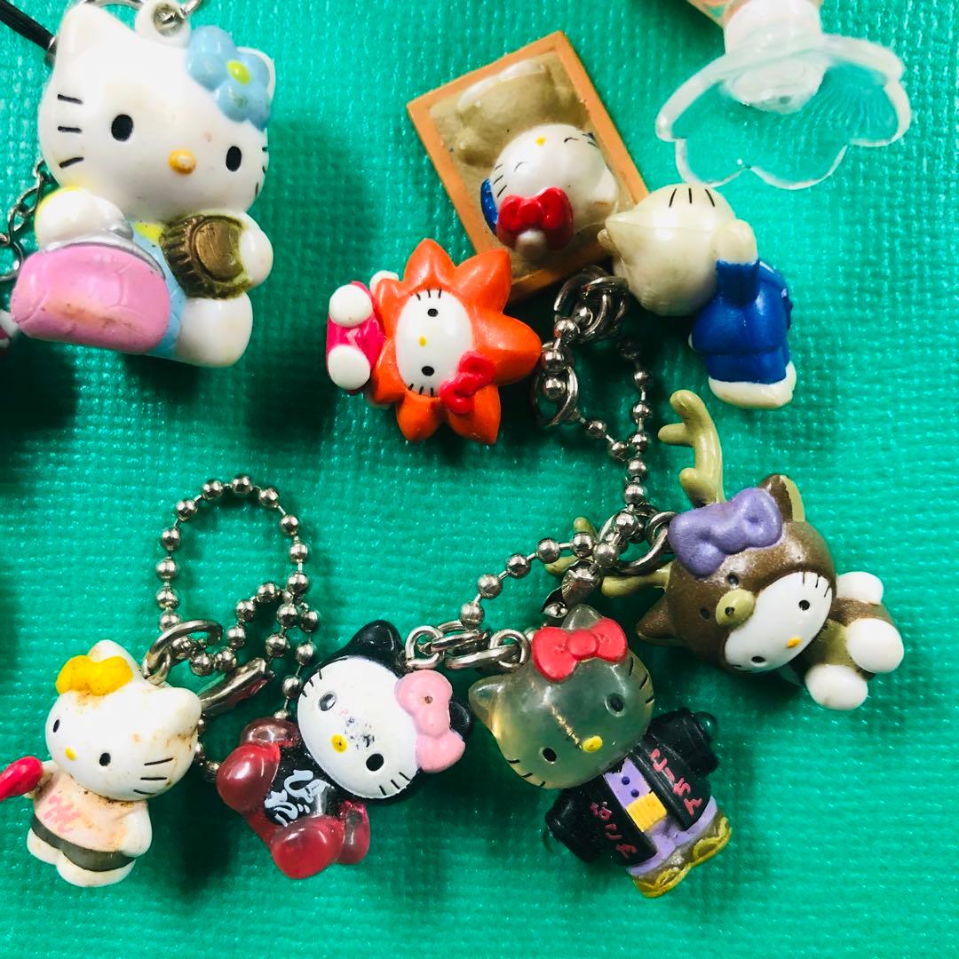 大量 ハローキティ 根付 ストラップ キーホルダー等 状態様々 まとめ売り