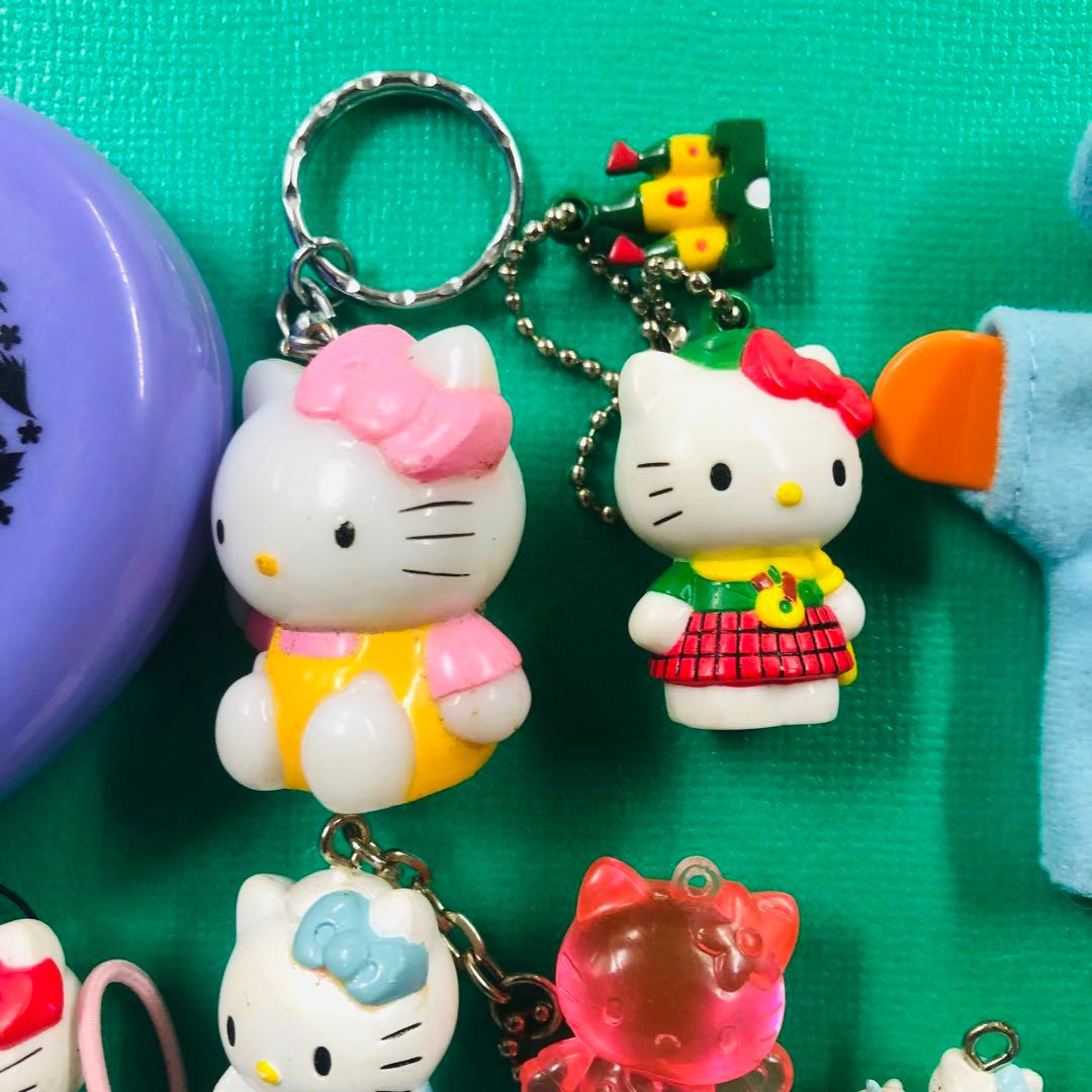 大量 ハローキティ 根付 ストラップ キーホルダー等 状態様々 まとめ売り