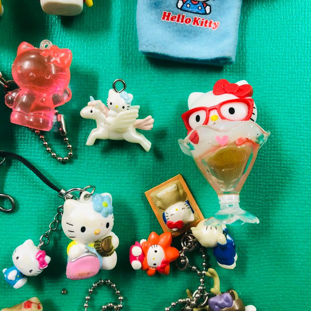 大量 ハローキティ 根付 ストラップ キーホルダー等 状態様々 まとめ売り
