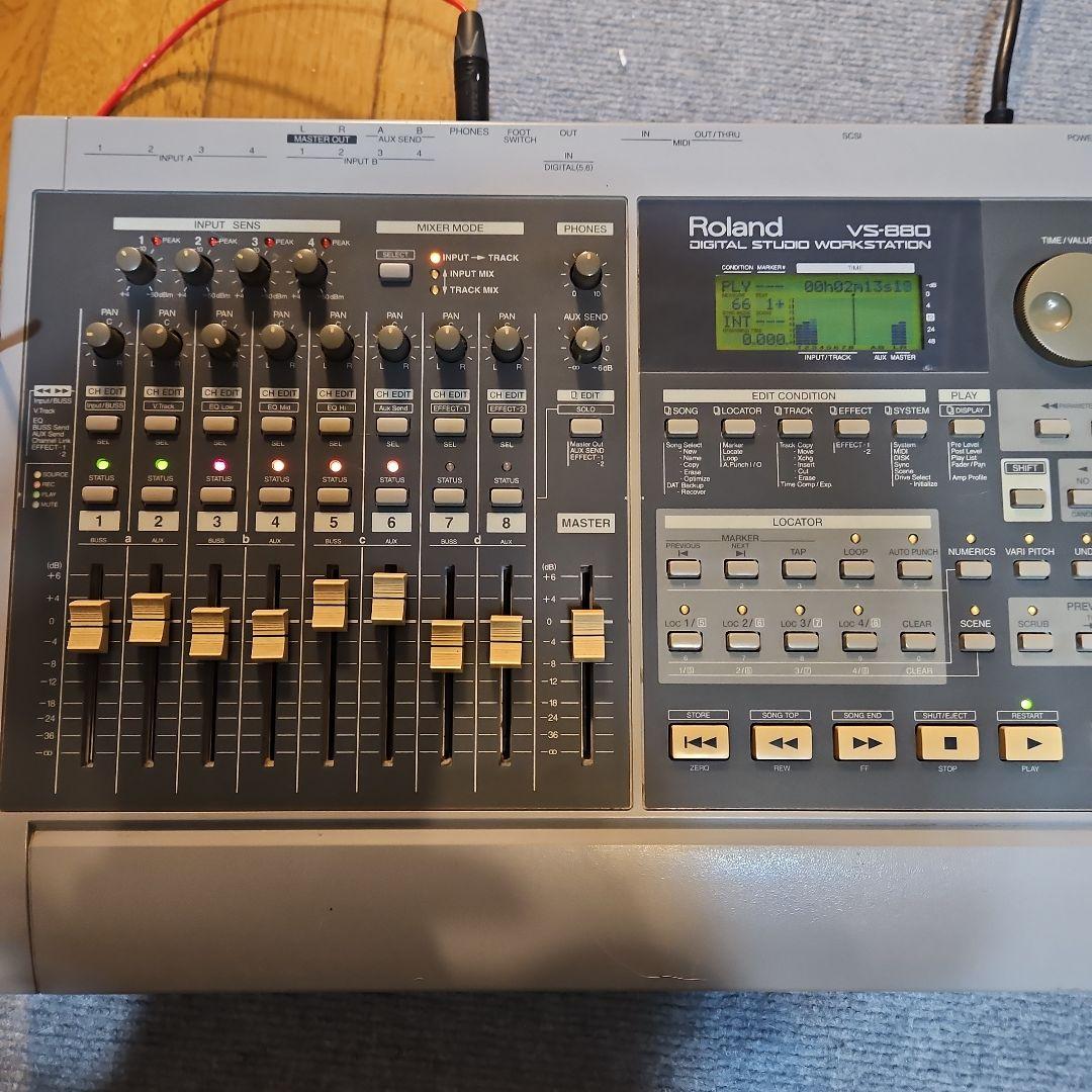 Roland vs880 8トラックレコーダー　ハードディスク