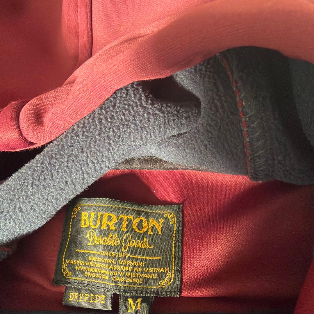 BURTON ワインレッド フード付き columbia セットアップ