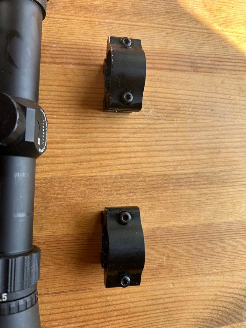 kwskzzz スコープ(リューポルド) 1.5-4倍 マウントリング付き