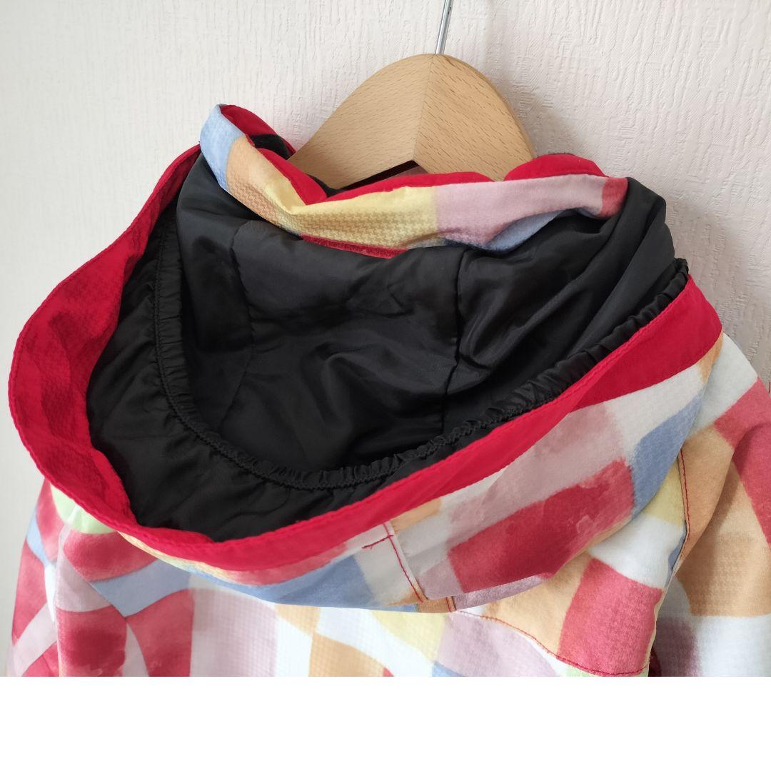 美品☆Phenixスキーウェア女の子140 130 上下 パステルブロック×紺