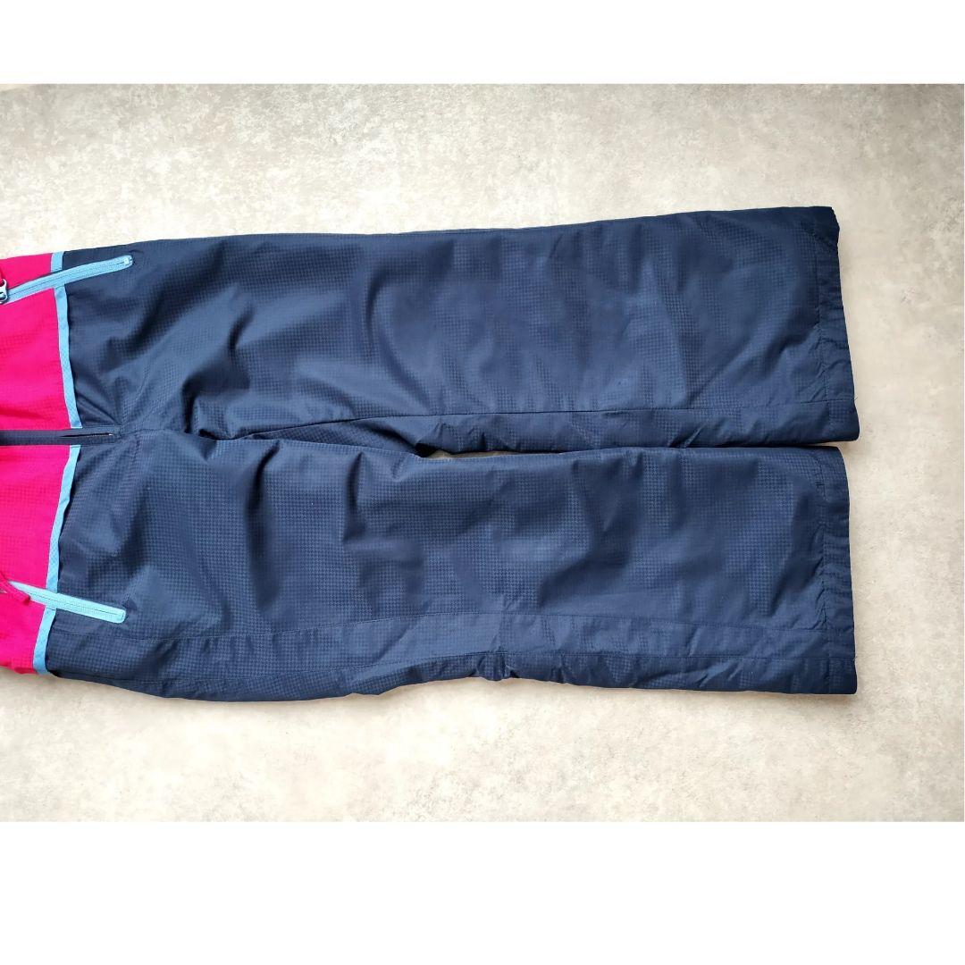 美品☆Phenixスキーウェア女の子140 130 上下 パステルブロック×紺