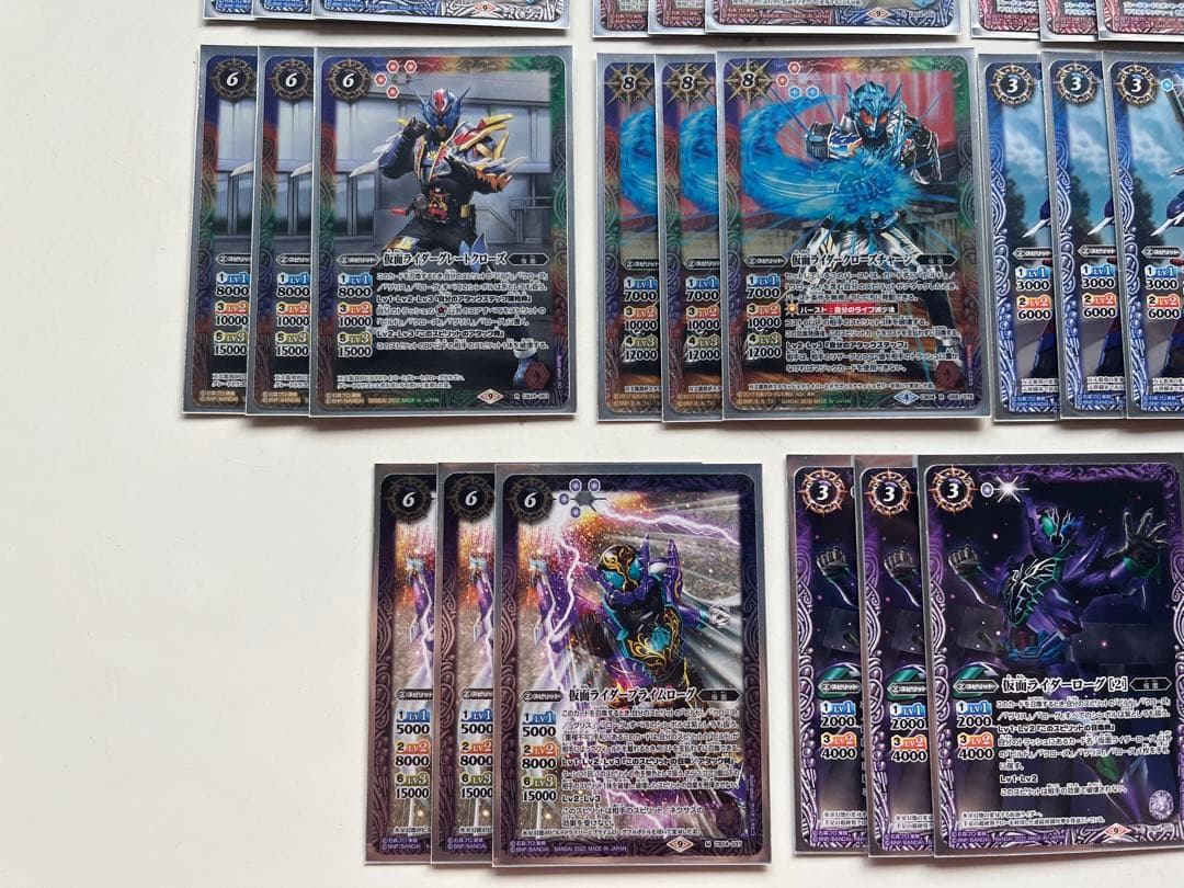 バトスピ　仮面ライダービルド　クローズ　エボル グリス　ローグ　デッキ