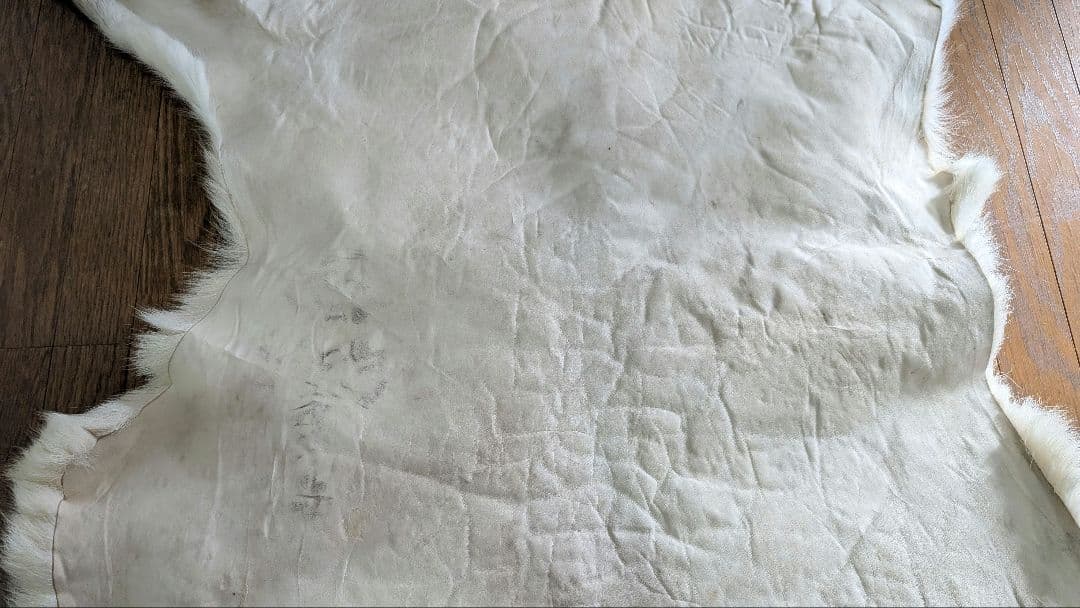 トナカイ特大毛皮 ラグ キャンプ アウトドア