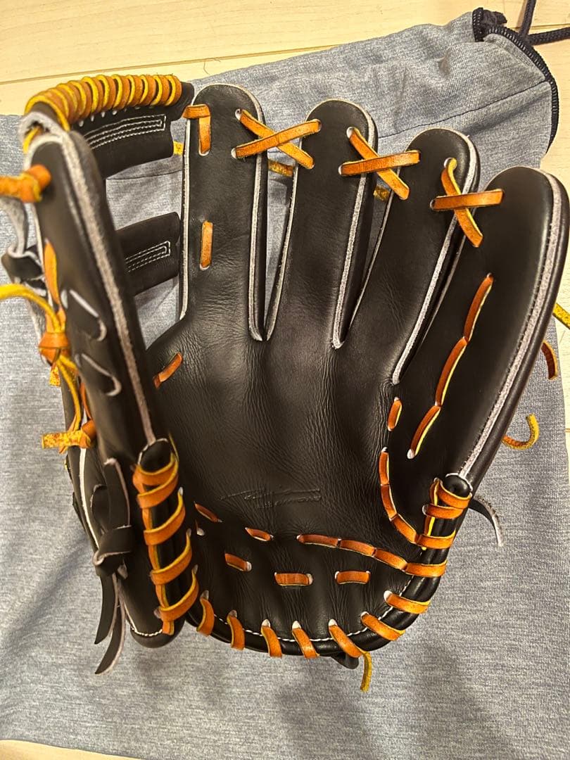 【美品】ipセレクト　軟式　オールラウンダー用　グローブ　黒