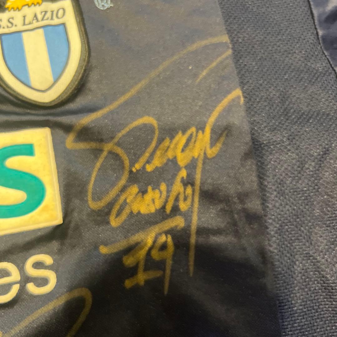 ※値下不可　S.S. Lazio ラツィオ　サイン入りユニ