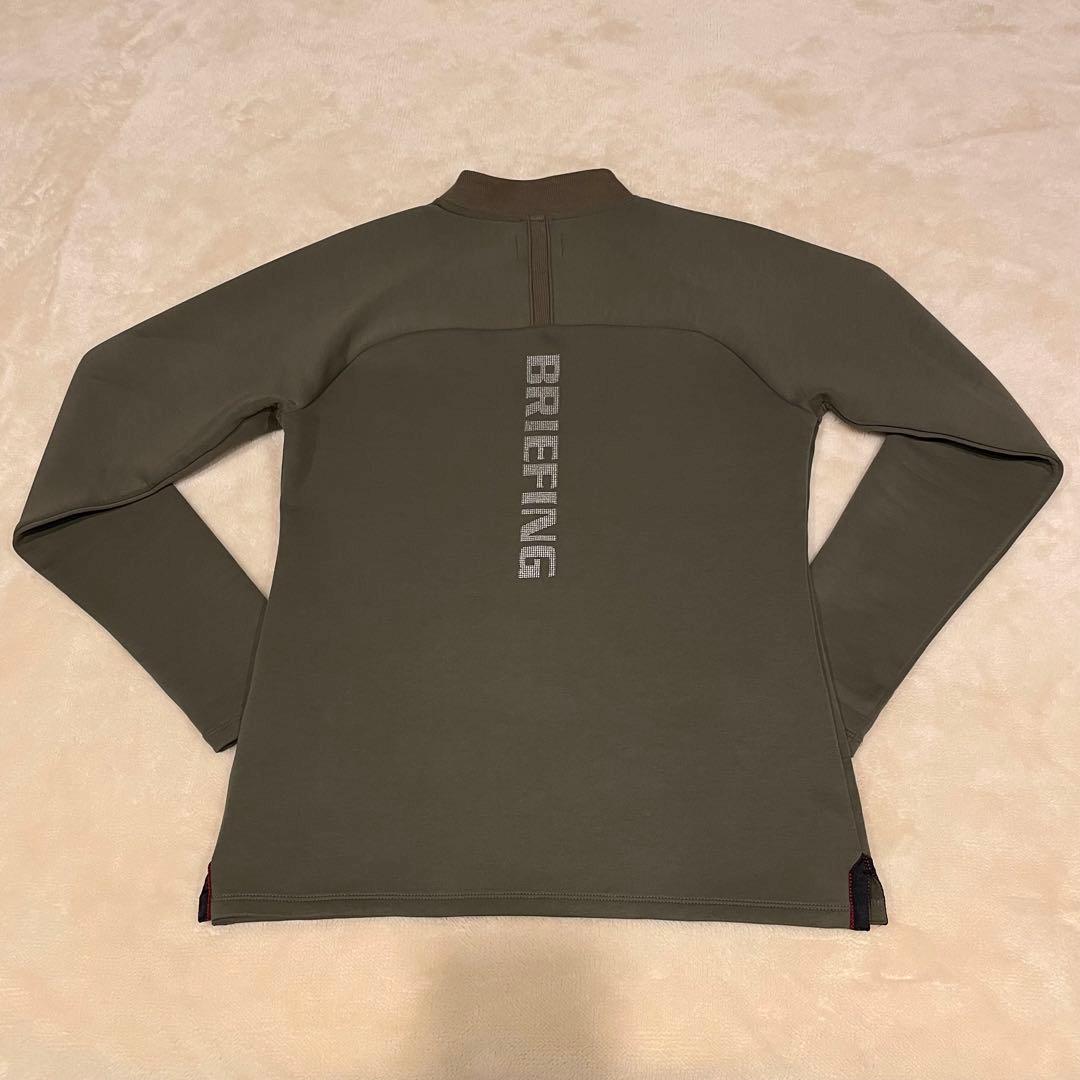 【早い者勝ち】BRIEFING ジャケット ハーフジップ カーキ ゴルフ 冬