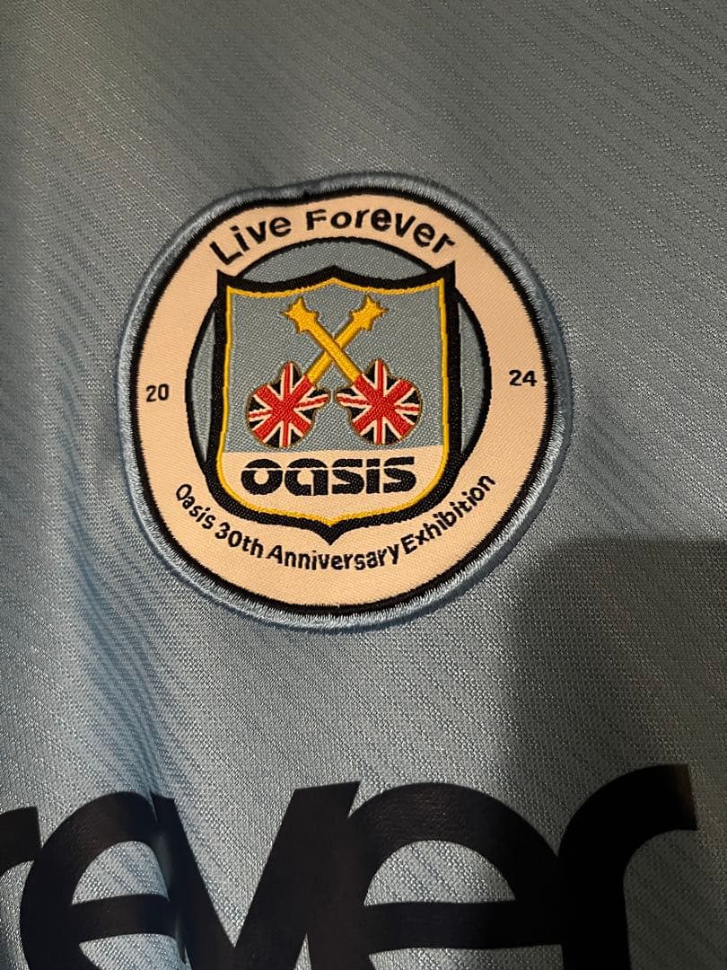 Oasis オアシス 30周年特別展 フットボールシャツ L