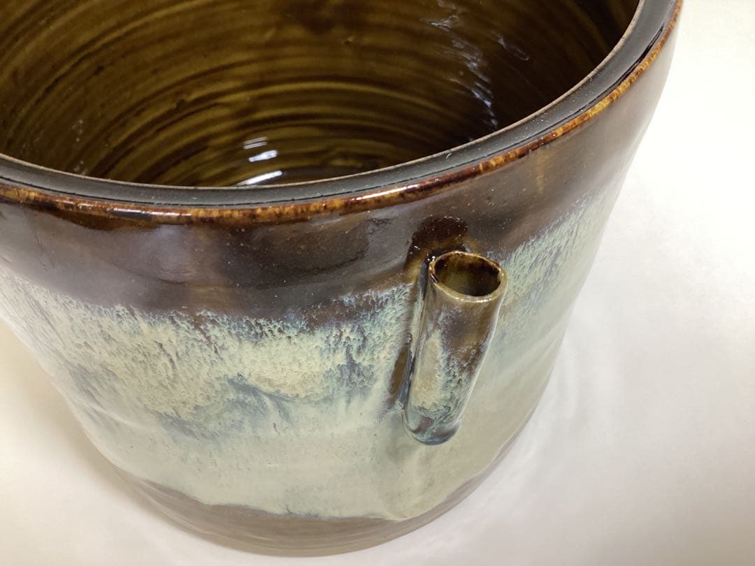 茶道具 古物品 水指 高取 亀井味楽 木箱入