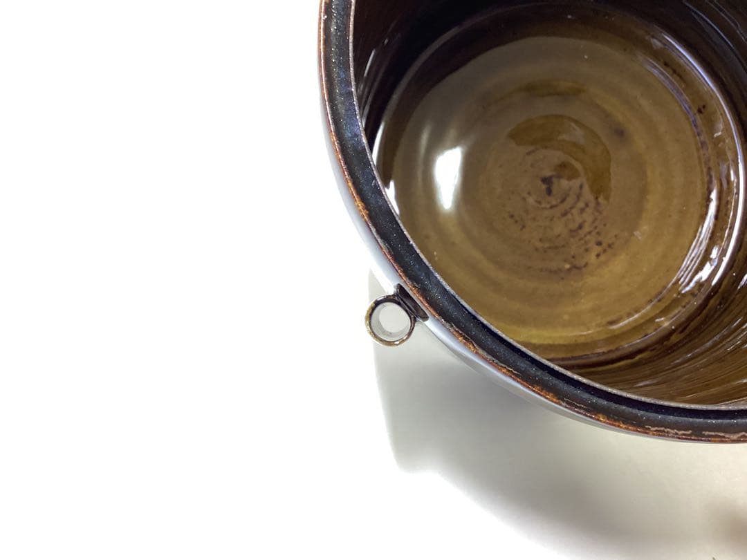 茶道具 古物品 水指 高取 亀井味楽 木箱入