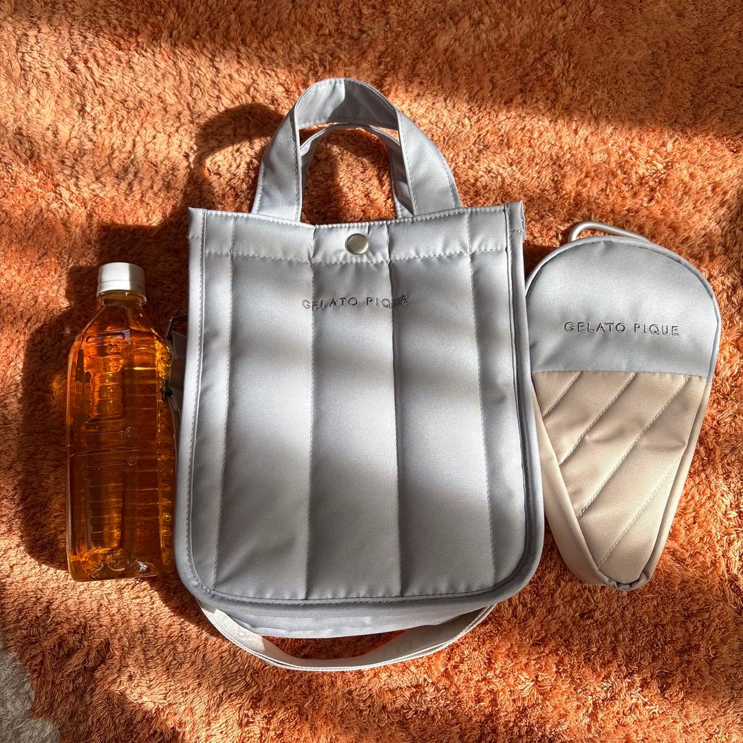 saya　ジェラートピケ　お散歩バッグＳ＆アイスクリームマナーポーチ