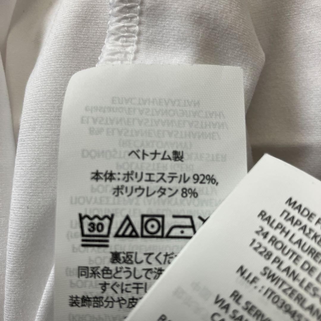 RLX ラルフローレン　ゴルフ　ポロシャツ　L 白　未使用　ポリエステル