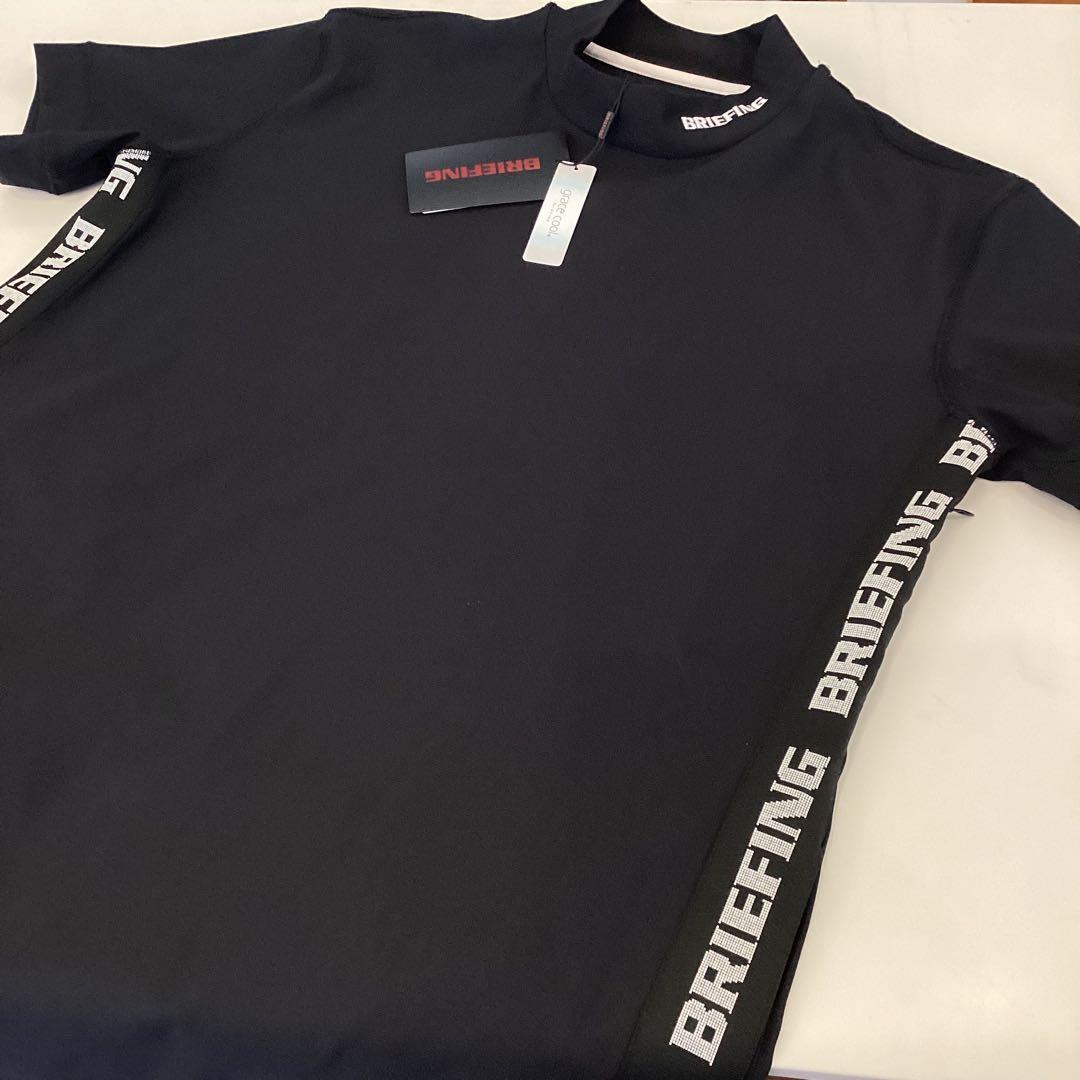 新品　BRIEFING サイド　ロゴライン　ハイネック　ワンピース