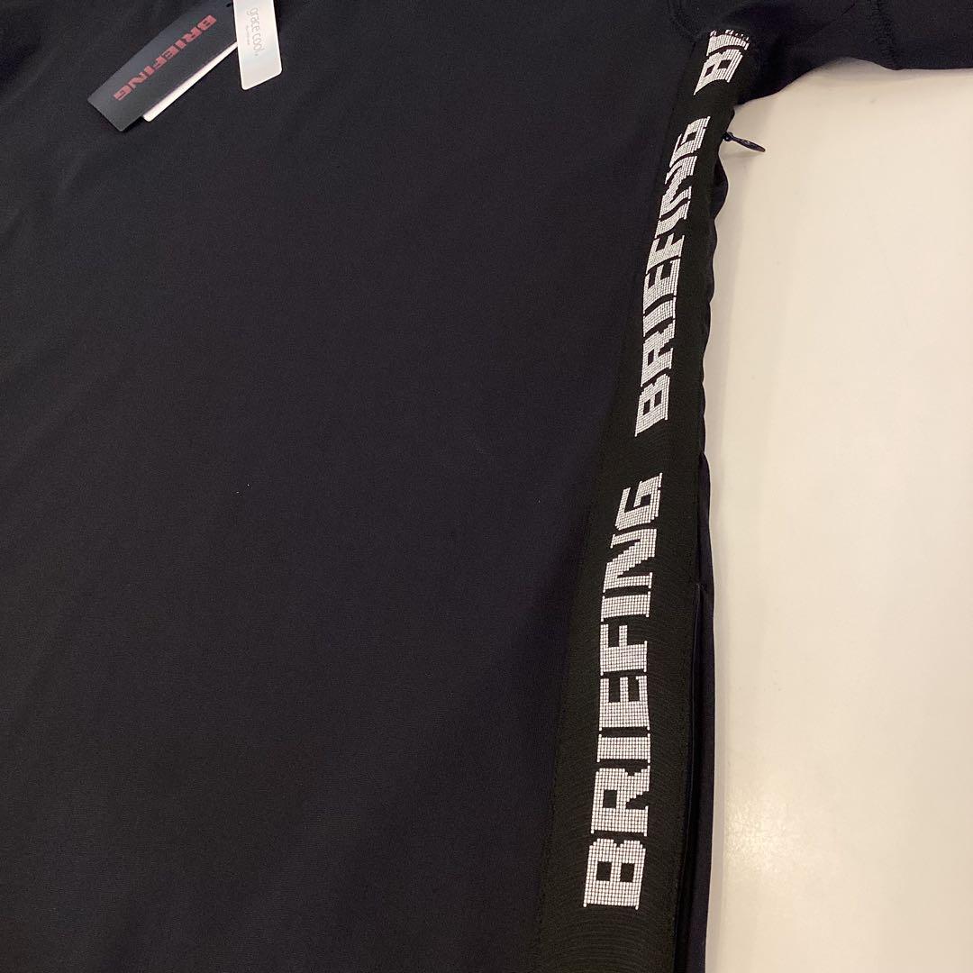 新品　BRIEFING サイド　ロゴライン　ハイネック　ワンピース
