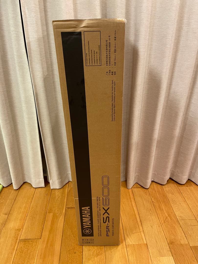 新品・未使用　YAMAHA PSR-SX600 電子キーボード